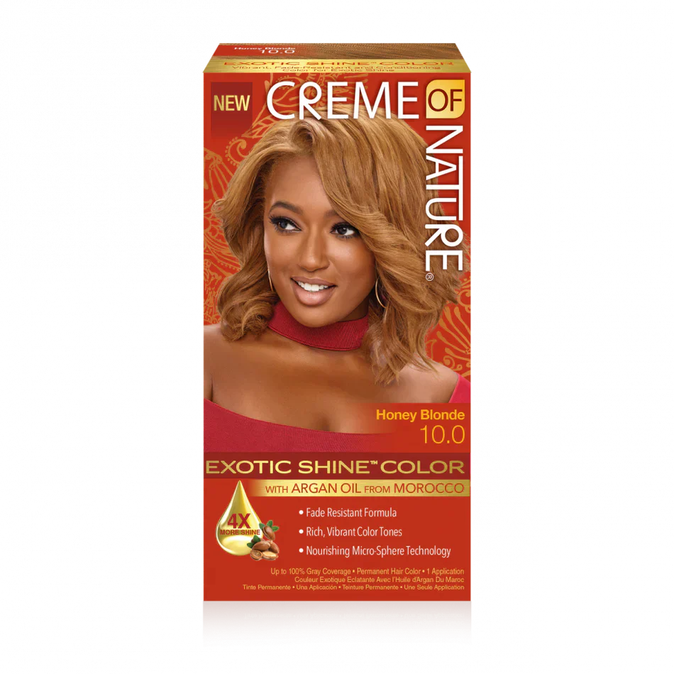 CREME OF NATURE ARGAN OIL FROM MOROCCO Exotic Shine Color with Argan Oil from Morocco 10.0 Honey Blonde