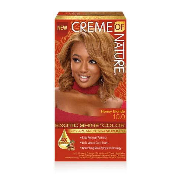 CREME OF NATURE ARGAN OIL FROM MOROCCO Exotic Shine Color with Argan Oil from Morocco 10.0 Honey Blonde