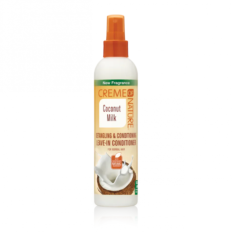 CREME OF NATURE Coconut Milk Detangling & Conditioning Leave-In Conditioner 8.45 OZ