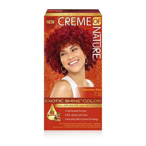 CREME OF NATURE ARGAN OIL FROM MOROCCO Exotic Shine Color with Argan Oil from Morocco 7.6 Intensive Red
