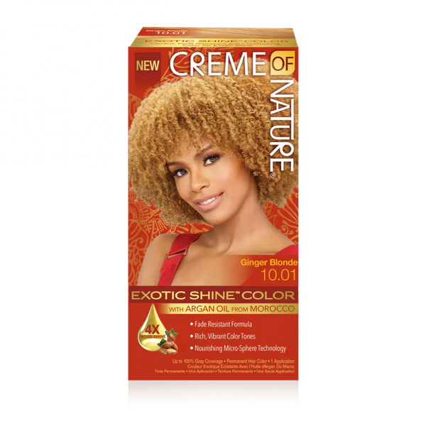 CREME OF NATURE ARGAN OIL FROM MOROCCO Exotic Shine Color with Argan Oil from Morocco 10.01 Ginger Blonde