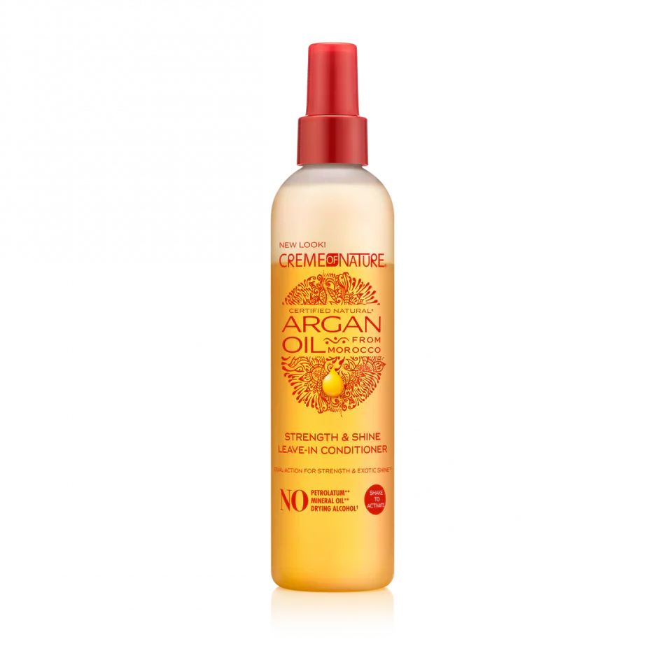 CREME OF NATURE ARGAN OIL FROM MOROCCO Strength & Shine Leave-in Conditioner 8.45 OZ