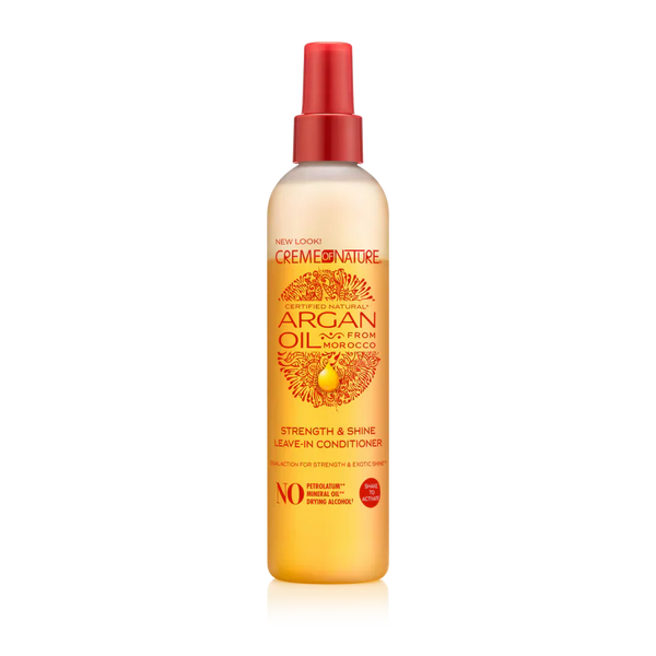 CREME OF NATURE ARGAN OIL FROM MOROCCO Strength & Shine Leave-in Conditioner 8.45 OZ