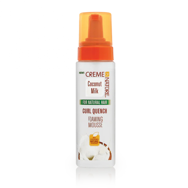 CREME OF NATURE Coconut Milk Curl Quench Foaming Mousse 7 OZ