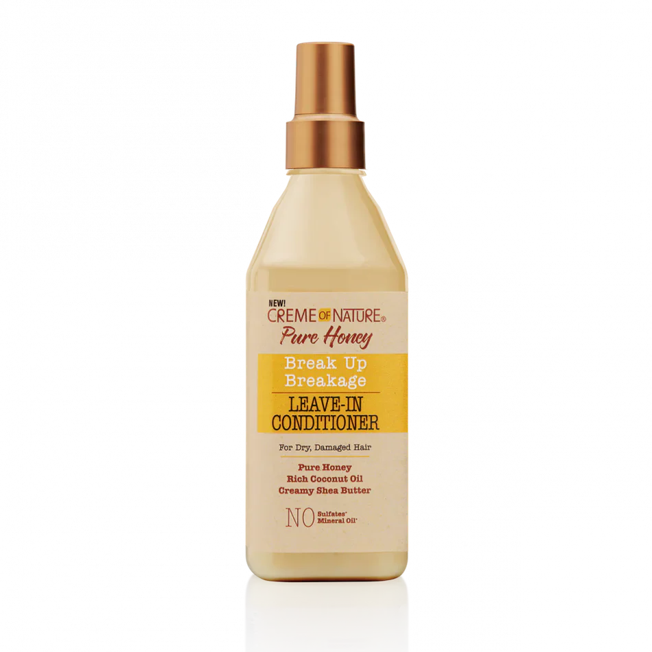 CREME OF NATURE PURE HONEY Break Up Breakage Leave-In Conditioner 8oz
