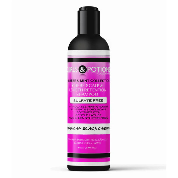 CURLS & POTIONS CHEBE SCALP & LENGTH RETENTION SHAMPOO-8 oz