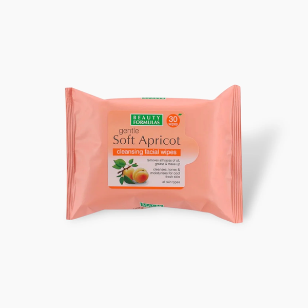 Beauty Formulas Gentle Soft Apricot Cleansing Facial Wipes