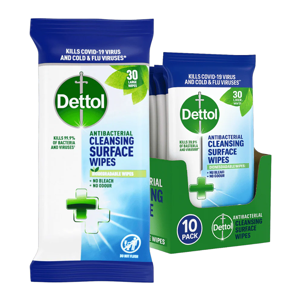 Dettol Antibacterial Cleansing Surface Wipes