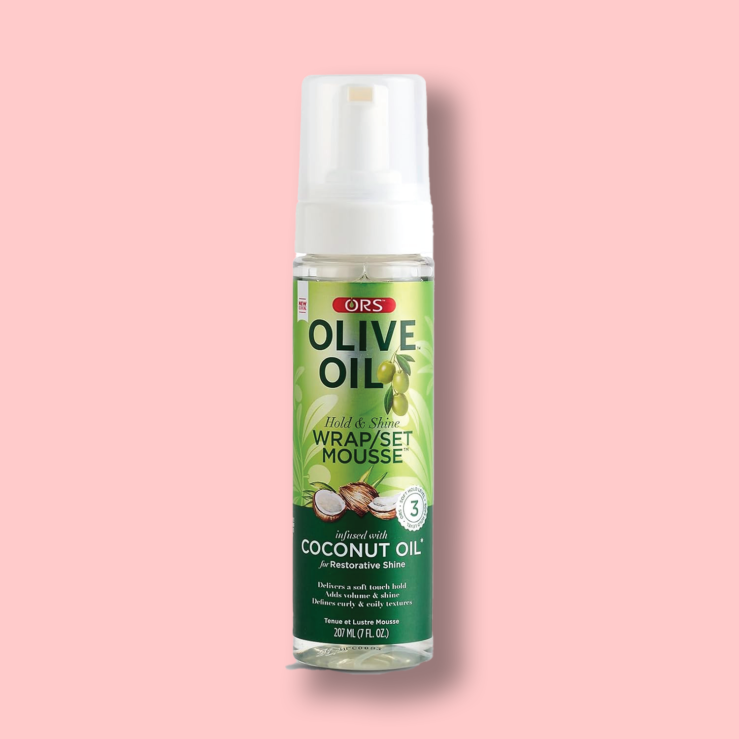 ORS Olive Oil WRAP-SET MOUSSE Coconut Oil 207ml