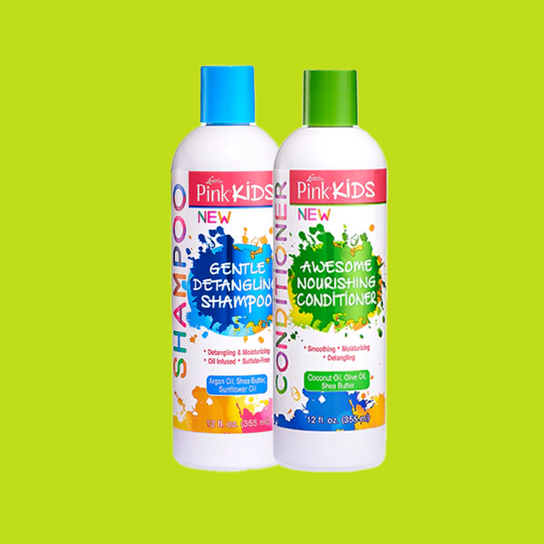 Luster's Pink Kids Gentle Detangling Shampoo & Awesome Nourishing Conditioner Duo