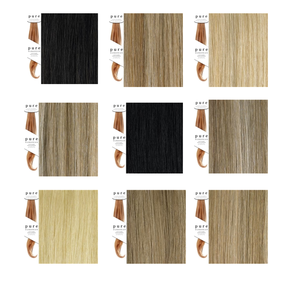 Pure Remy Clip in Human Hair Extensions