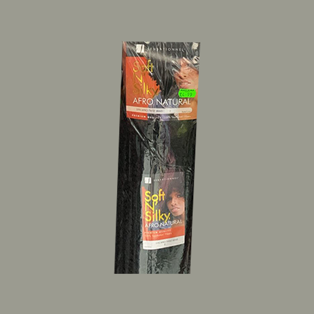 Sensationnel Soft N Silky Afro Natural Braiding Hair