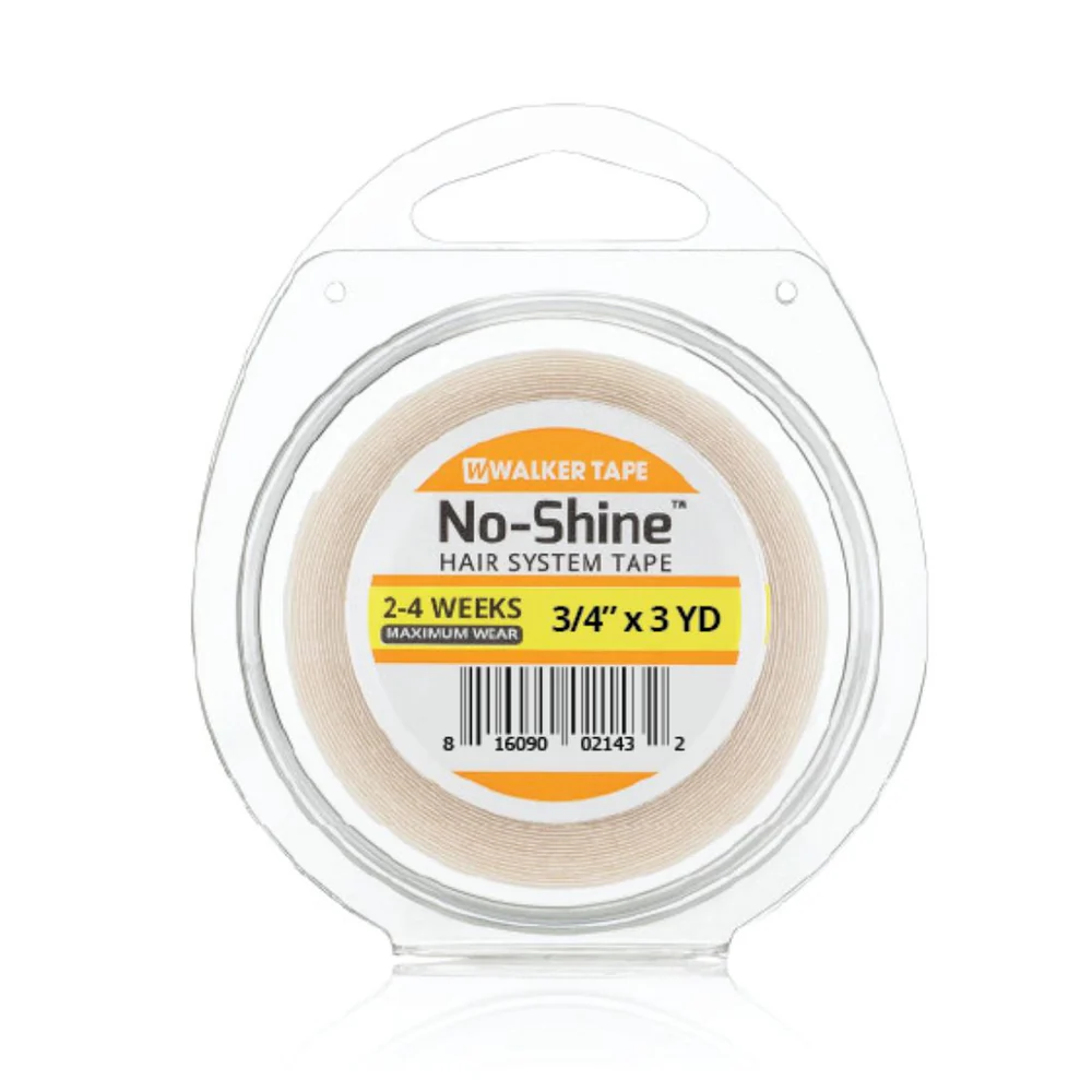 WALKER TAPE NO-SHINE HAIR SYSTEM TAPE 2-4 WEEKS MAXMIUM WEAR - 3/4" X 3 YDS, ROLL