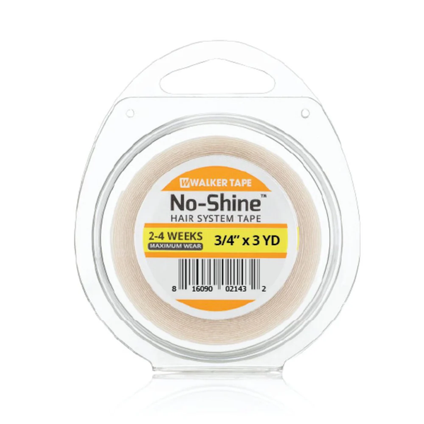 WALKER TAPE NO-SHINE HAIR SYSTEM TAPE 2-4 WEEKS MAXMIUM WEAR - 3/4" X 3 YDS, ROLL