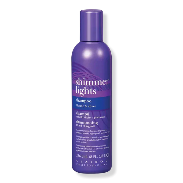 CLAIROL SHIMMER LIGHTS SHAMPOO BLONDE AND SILVER