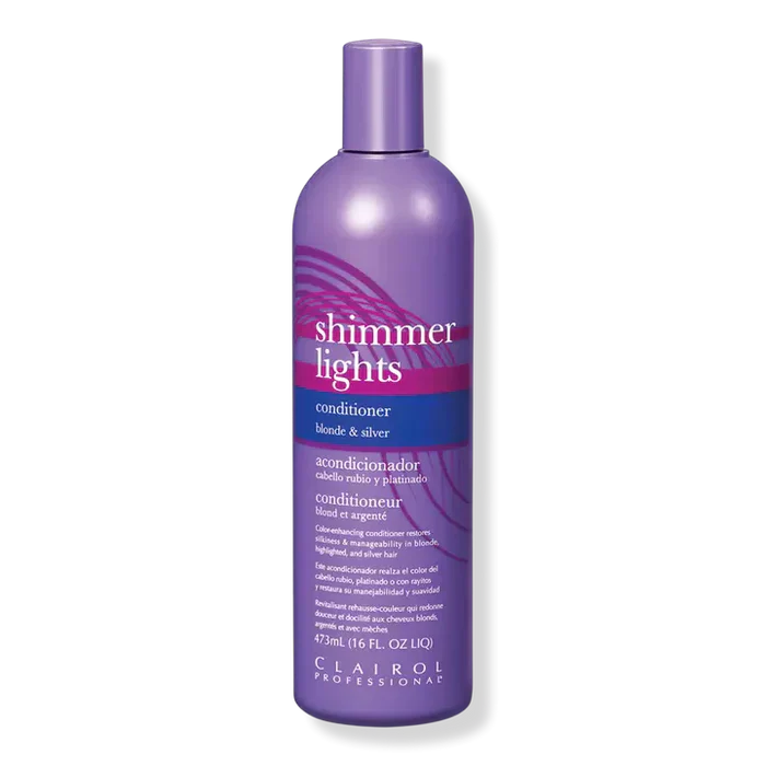 CLAIROL SHIMMER LIGHTS CONDITIONER BLONDE AND SILVER