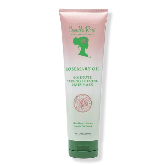 CAMILLE ROSE 5 MINUTE STRENGTHENING HAIR MASK WITH ROSEMARY OIL-8.5 oz
