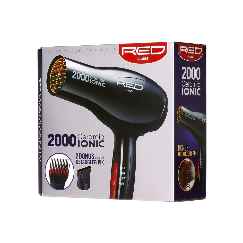 RED BY KISS: CERAMIC IONIC BLOW DRYER 2000