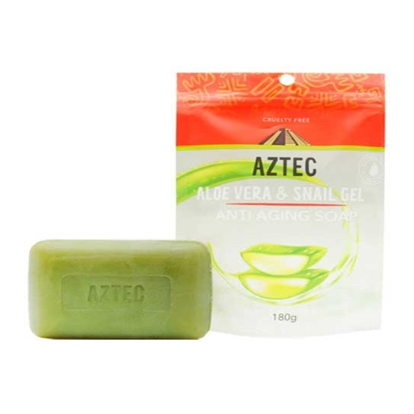 AZTEC Aloe Vera & Snail Gel Anti-Aging Soap