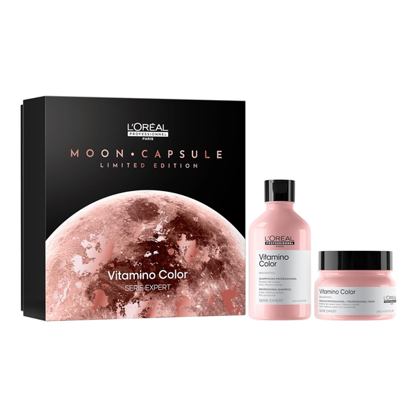 L'ORÉAL PROFESSIONNEL SERIE EXPERT VITAMINO COLOR DUO GIFT SET FOR COLOUR RADIANCE & SHINE SHAMPOO 300ML MASK 250ML