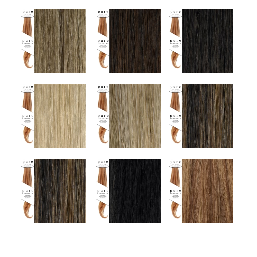 Pure Remy Clip in Human Hair Extensions