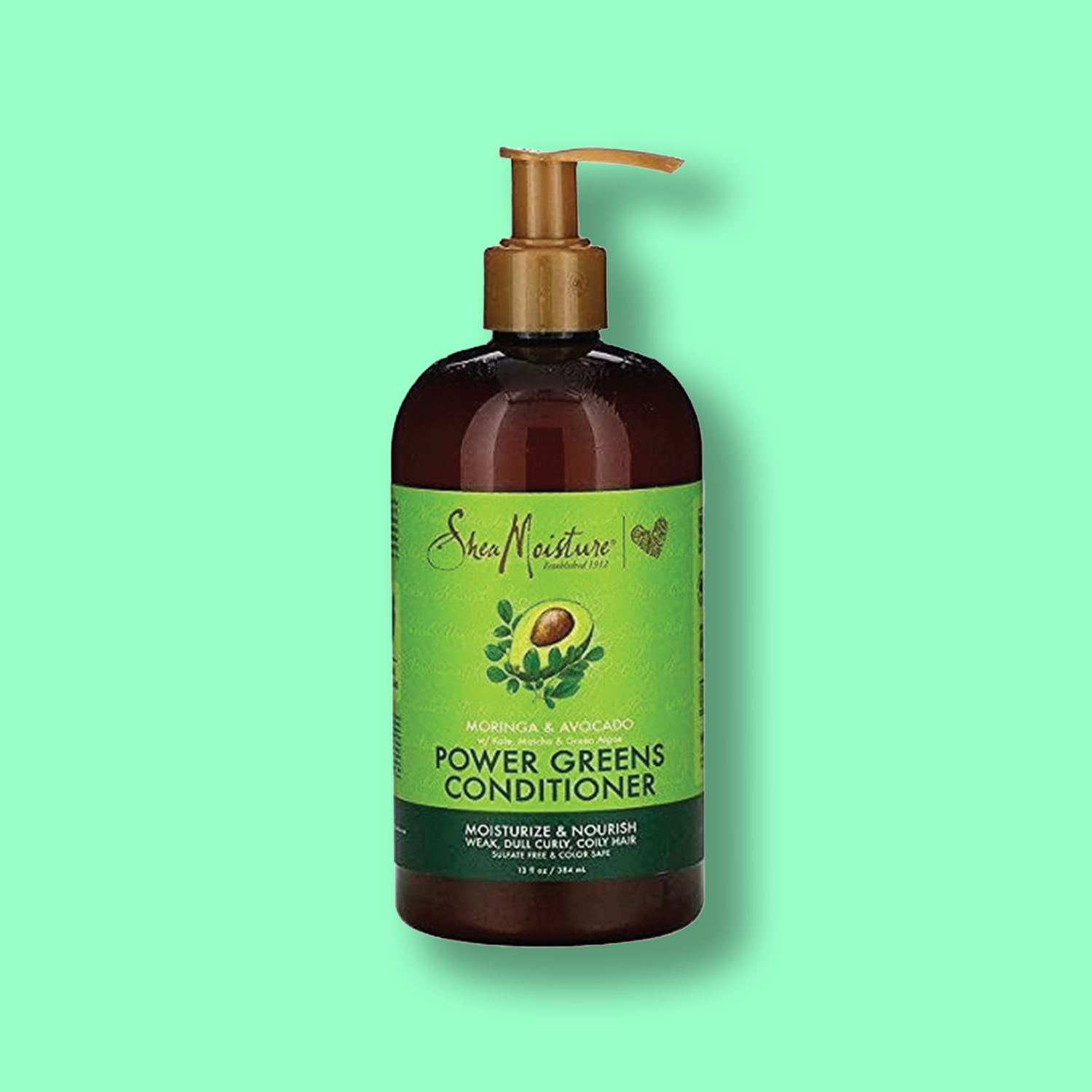 SheaMoisture, Power Greens Conditioner, Moringa & Avocado (384 ml)