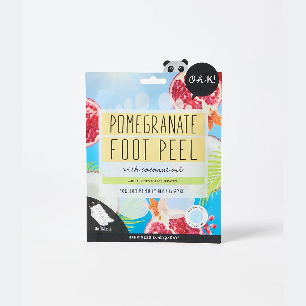 Oh K! Pomegranate Foot Peel with Coconut Oil