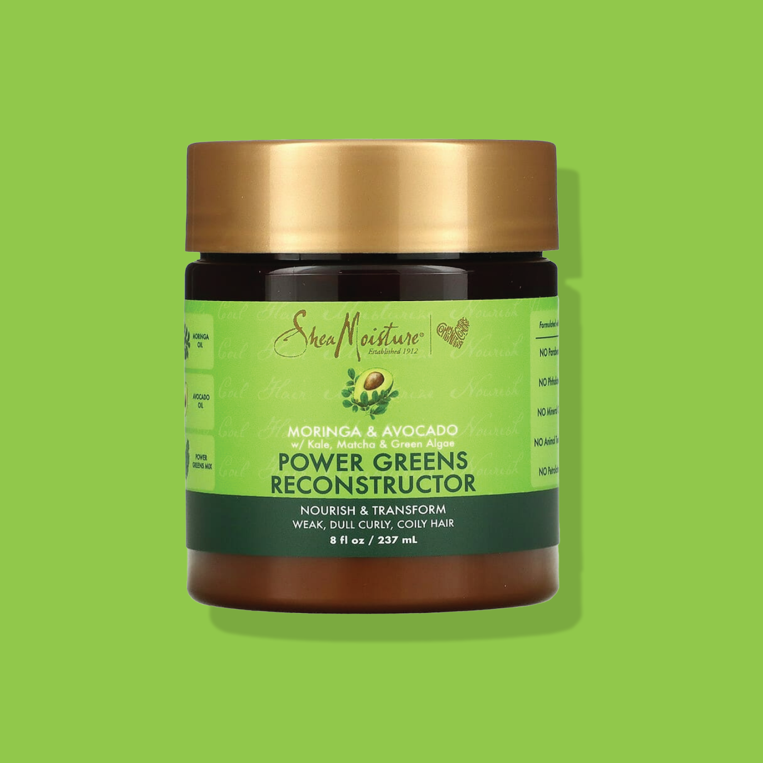 Moringa & Avocado Power Greens Reconstructor 237ml