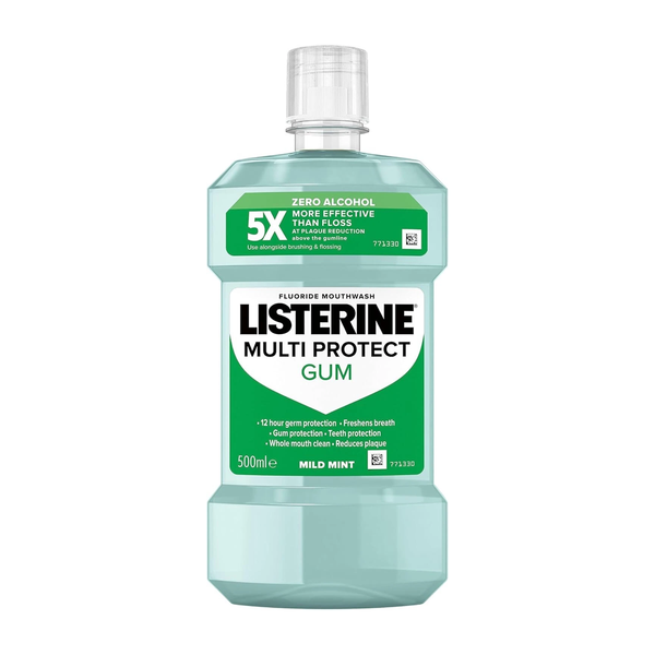 Listerine Multi Protect Gum Fluoride Mouthwash