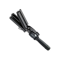 BaByliss Pro Porcelain Triple Barrel Waver Tong - Black