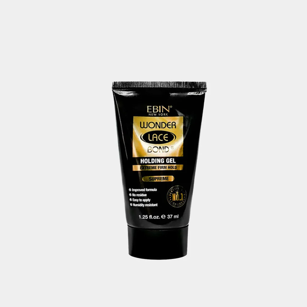 EBIN WONDER LACE BOND HOLDING GEL - SUPREME HOLD (1.25OZ/ 37ML)[BLACK TUBE]