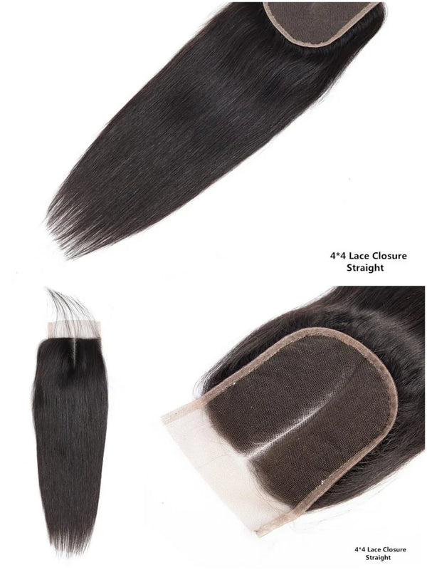 DRESSMAKER 100% UNPROCESSED VIRGIN REMY HAIR PRESTIGE TRANSPARENT LACE CLOUSRE 4x4