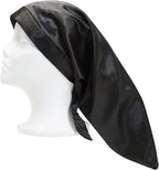 Cantu Braid Bonnet Extra Long Sleep Cap, Black