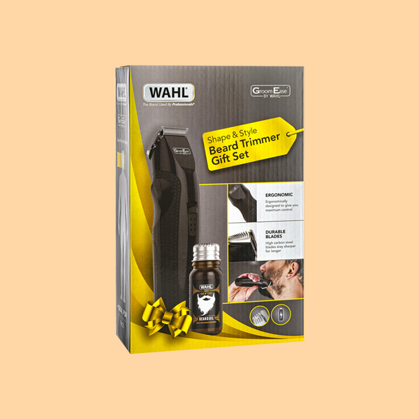 Wahl GroomEase Shape & Style Beard Trimmer Gift Set