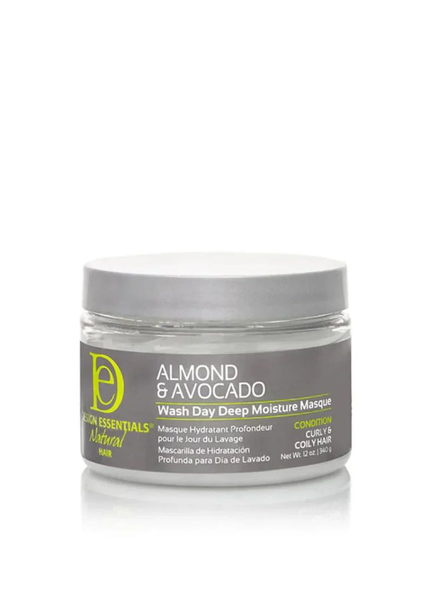 DESIGN ESSENTIALS ALMOND AVOCADO Wash Day Deep Moisture Masque 12 oz