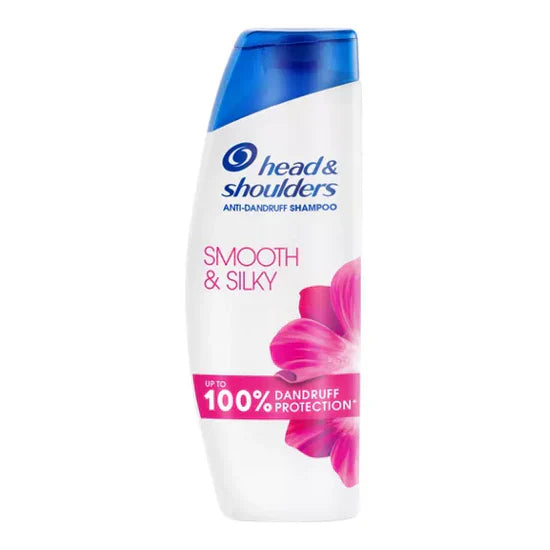 Head & Shoulders Smooth & Silky Anti-Dandruff Shampoo for Frizzy Hair-400ML