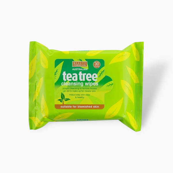 Beauty Formulas Australian Tea Tree Cleansing Wipes