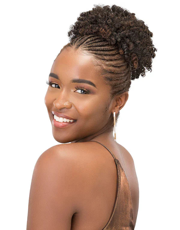 JANET PONYTAIL AFRO PERM STRING PREMIUM SYNTHETIC HAIR