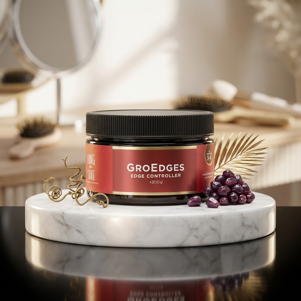 AS I AM Long and Luxe GroEdges Edge Controller Pomegranate & Passion Fruit 113g