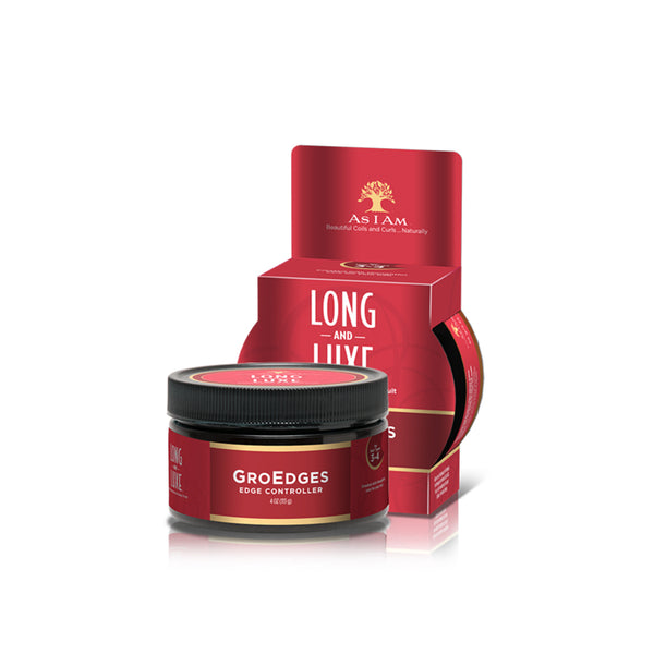 AS I AM Long and Luxe GroEdges Edge Controller Pomegranate & Passion Fruit 113g