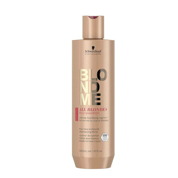SCHWARZKOPF BLONDEME ALL BLONDES RICH SHAMPOO - SHAMPOO FOR THICK BLOND HAIR
