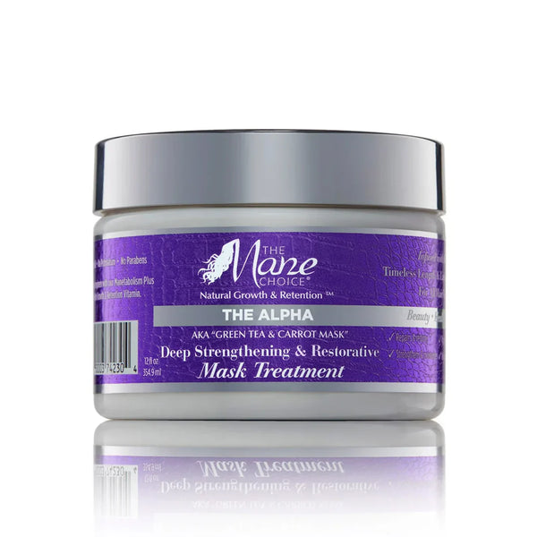 THE MANE CHOICE Alpha Green Tea & Carrot Deep Strengthening & Restorative Treatment Mask