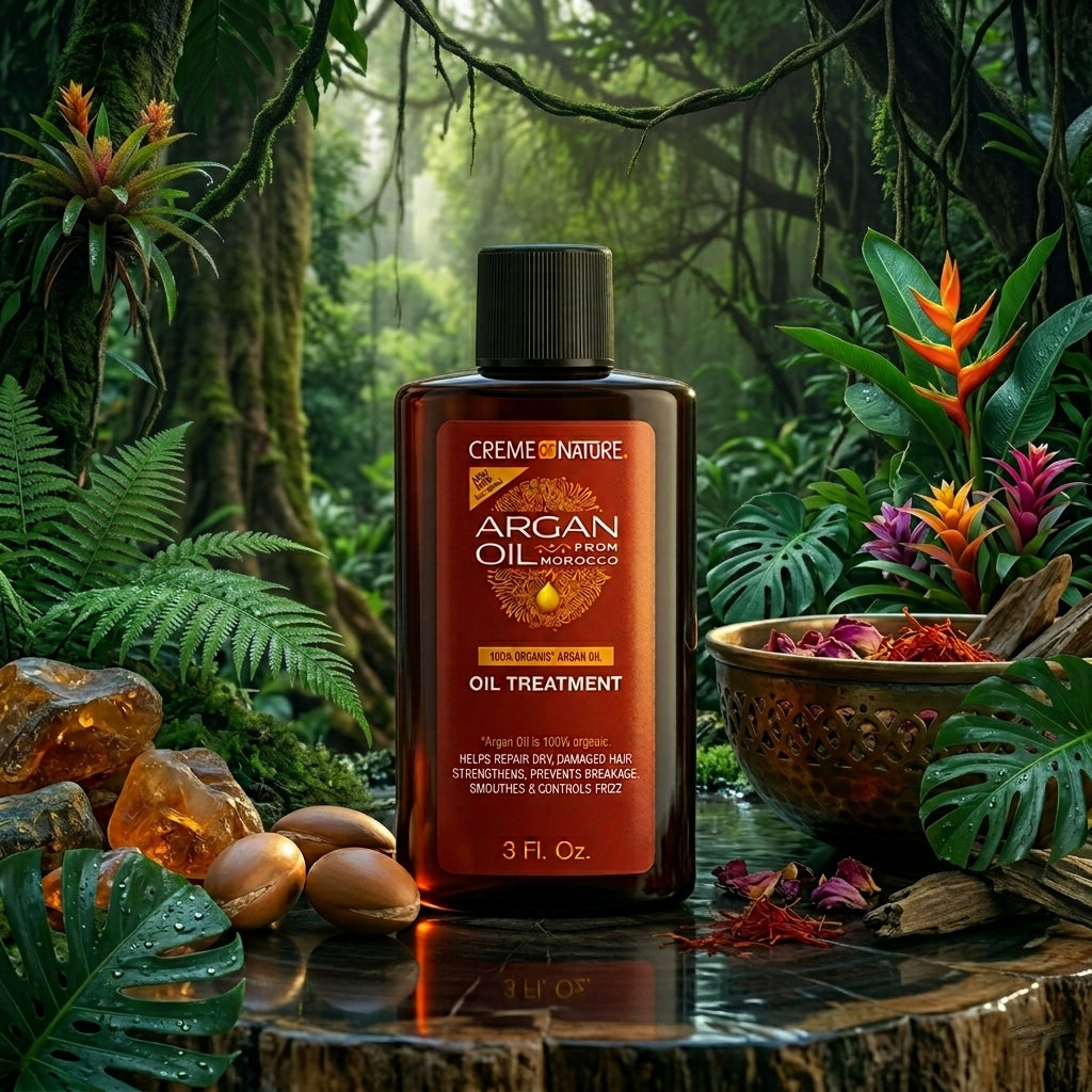 Argan Oil from Morocco Oil Treatment – Creme of Nature 88.7ml