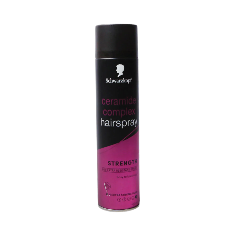 SCHWARZKOPF HAIR SPRAY CERAMIDE COMPLEX STRENGTH 400 ML