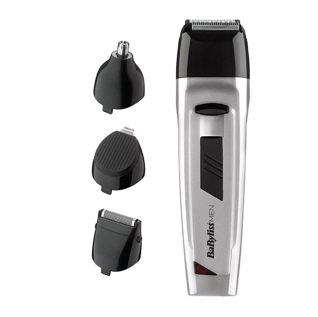 BaByliss 7056NU Rechargeable 8 In 1 All Over Grooming Kit - Silver