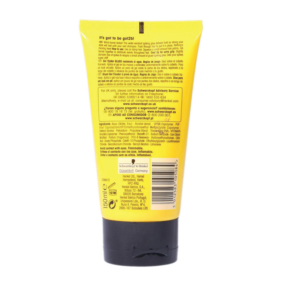 GOT2B HAIR GEL SPIKING GLUE 150 ML BASIC