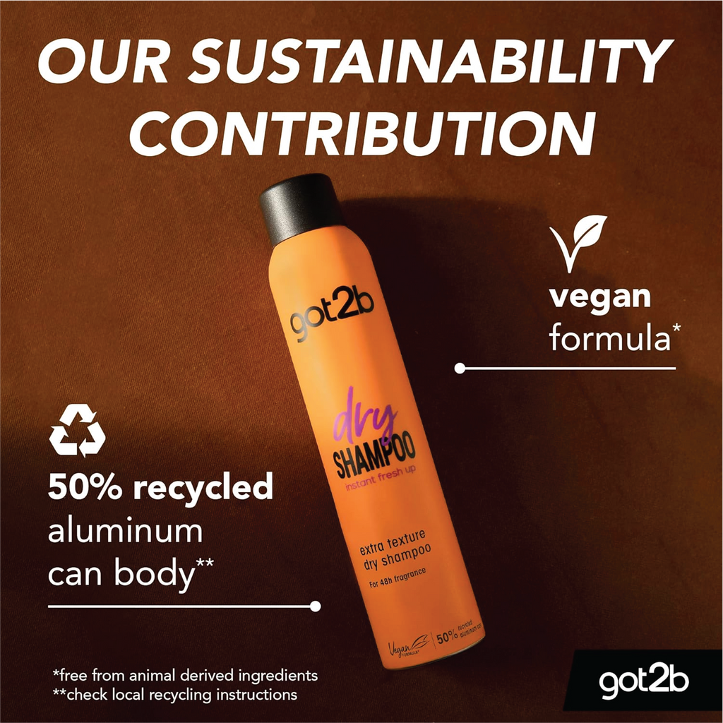 GOT2B FRESH DRY SHAMPOO EXTRA VOLUME Grapefruit & Amber Scent 200ml