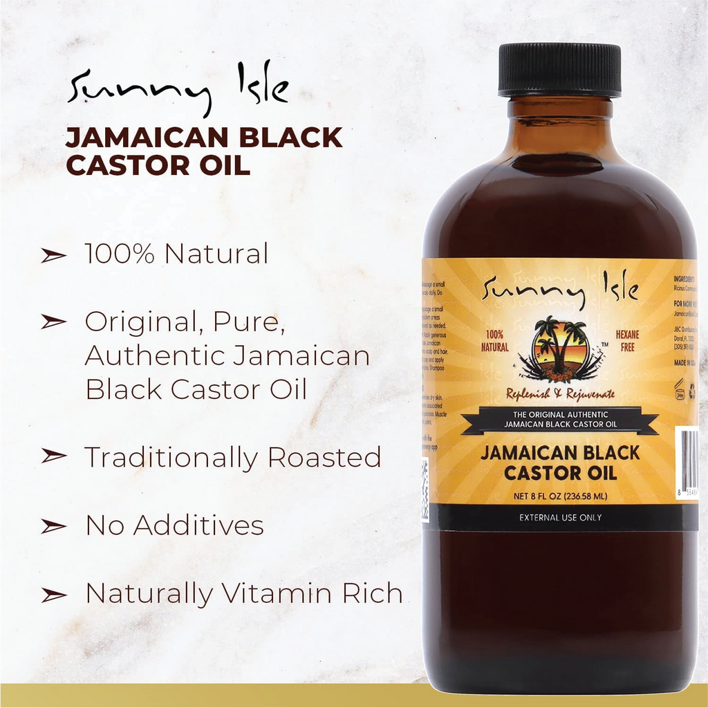Sunny Isle Jamaican Black Castor Oil 8oz 236ml