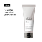 L'Oreal Professionnel Serie Expert - Silver Violet Dyes + Magnesium Neutralising and Brightening Conditioner (For Grey and White Hair) 200ml