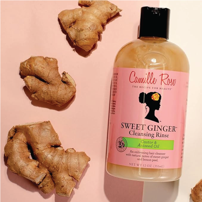 Camille Rose Sweet Ginger Hair Cleansing Rinse Shampoo 355ml
